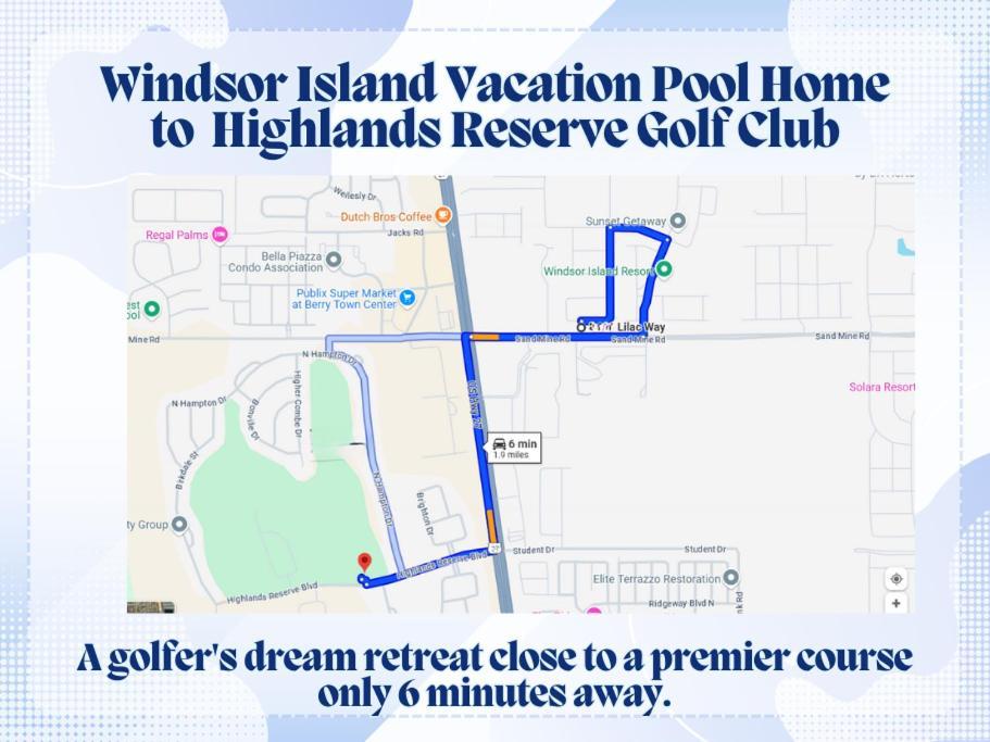 Windsor Island Vacation Pool Home Davenport Exterior photo